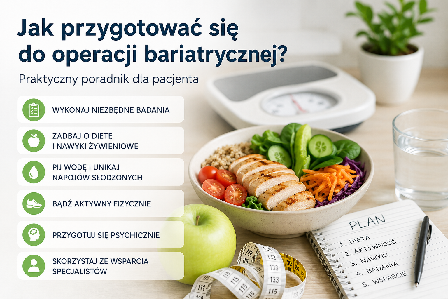 Read more about the article Jak przygotować się do operacji bariatrycznej?